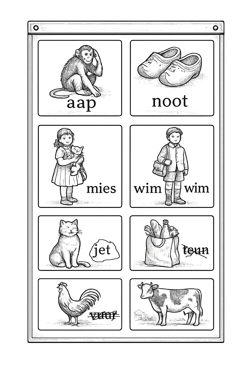 Illustratie bij de cursussen Nederlands