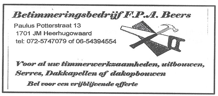 Advertentie Beers