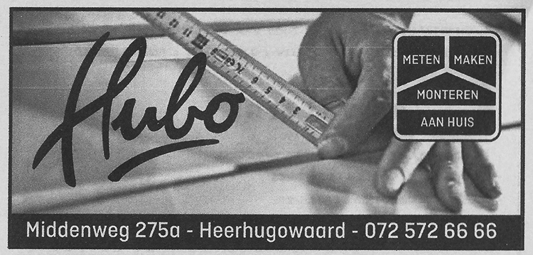 Advertentie Hubo