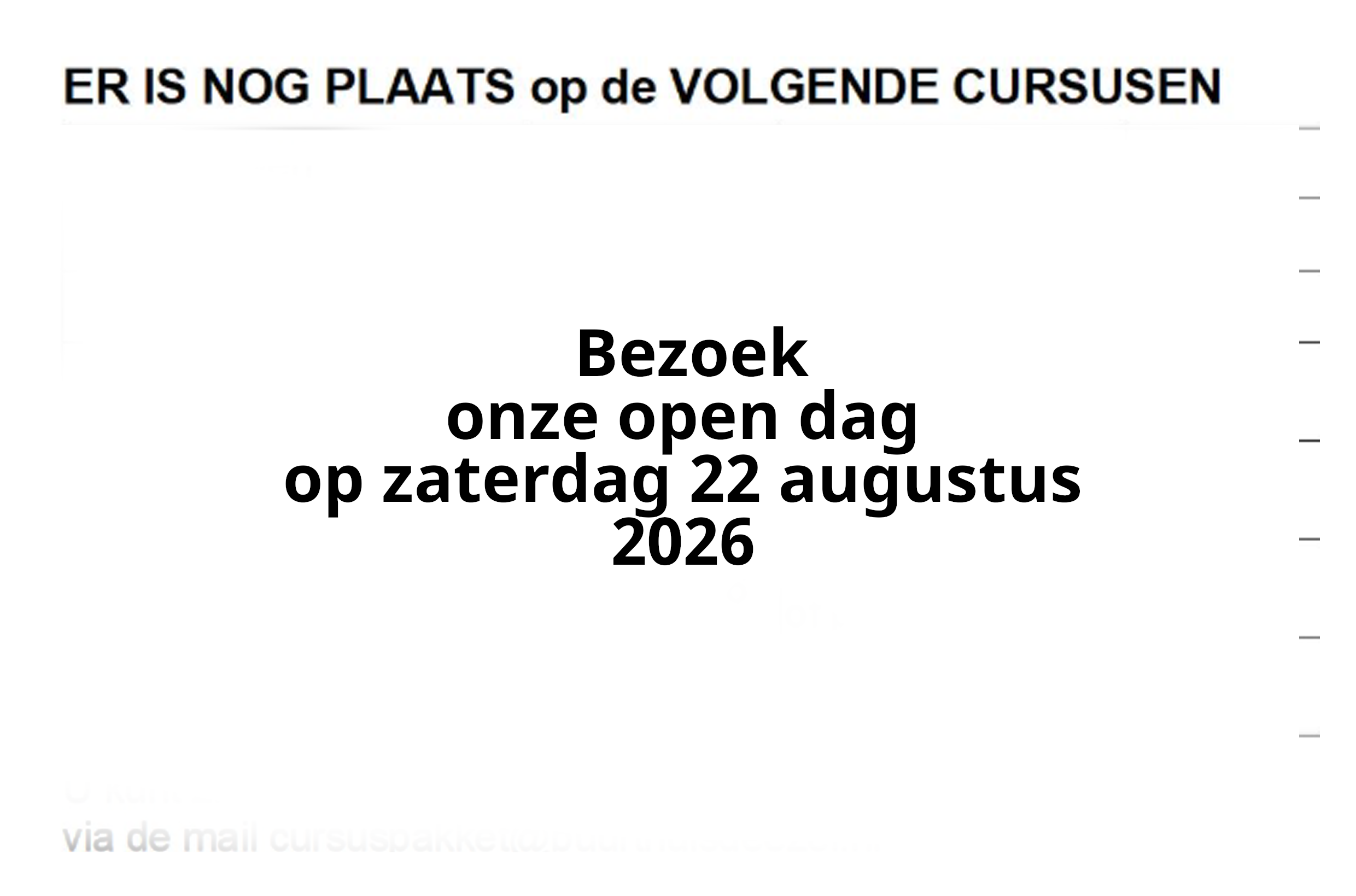 Plaats beschikbaar