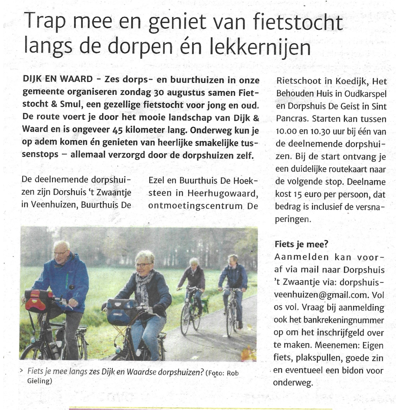 Fietstocht